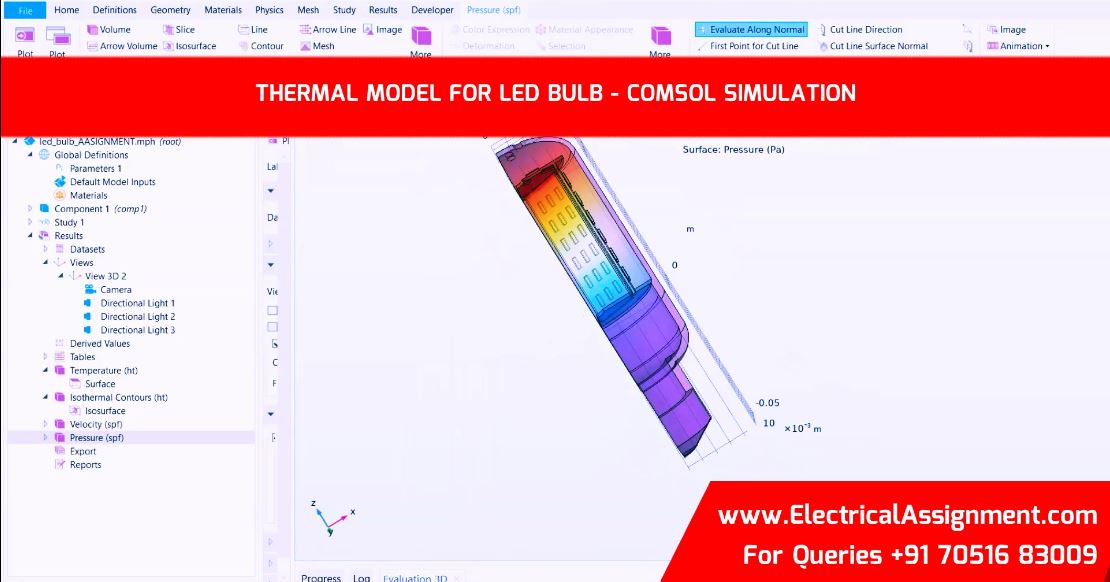Induction Heating COMSOL Electromagnetic Thermal Model screenshot 1